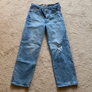 Levi’s rib cage straight jean